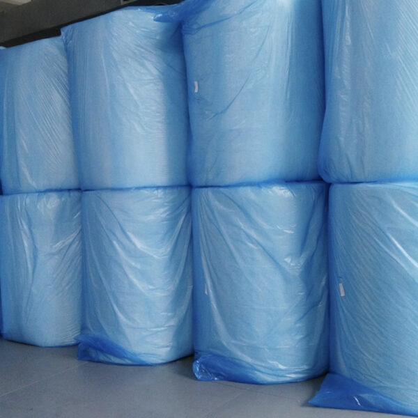 Blue hot air cotton roll material